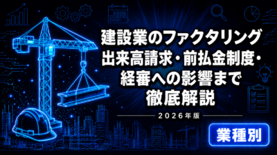 建設業のファクタリング｜出来高請求と前払金制度